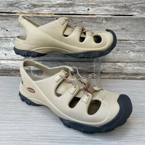 Crocs Men's All-Terrain Clog Sandal - Taupe/Black